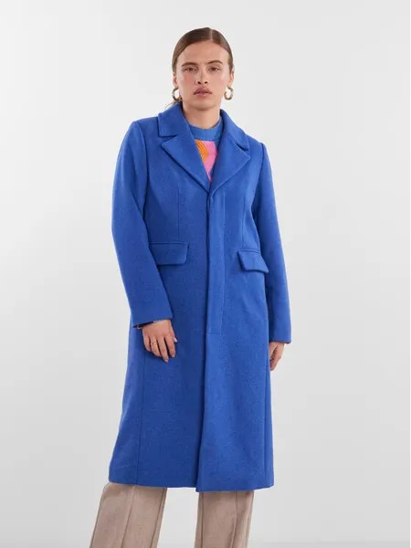 Переходное пальто стандартного кроя Yas, синий