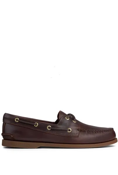 Мужские топсайдеры с двумя люверсами, широкие цвета Amaretto Sperry