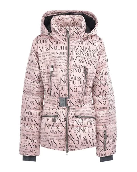 Розовая куртка с поясом Naumi