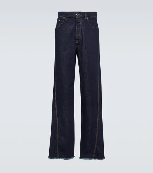 Крутые джинсы свободного кроя Lanvin, синий