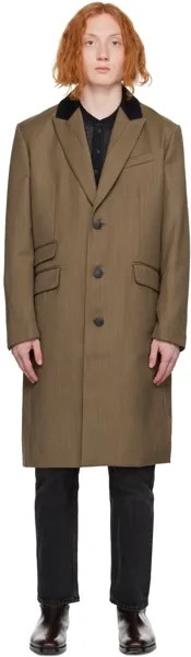 Коричневое пальто Cambridge rag & bone