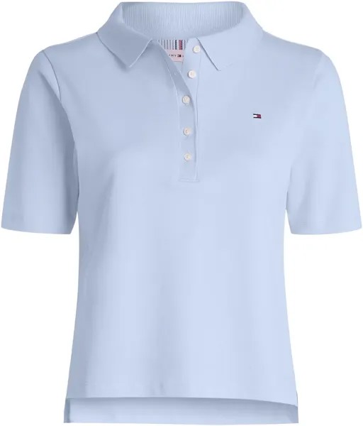 Рубашка-поло Tommy Hilfiger с вышитым логотипом, цвет Well Water