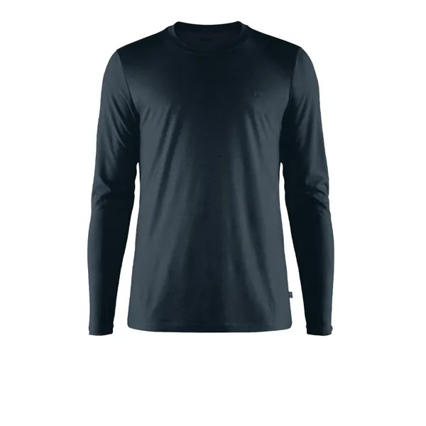 Спортивный топ Fjallraven Fjällräven Abisko Wool Long Sleeve, нави синий