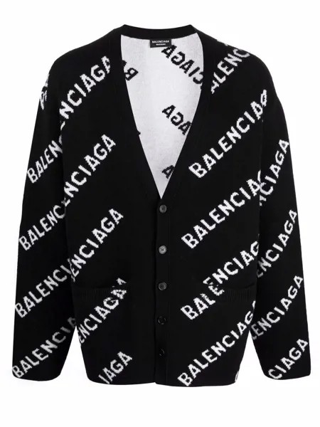 Balenciaga кардиган с логотипом