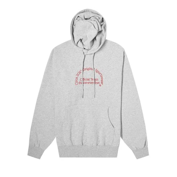 Худи Thisisneverthat thisisneverthat Team Hoodie, серый