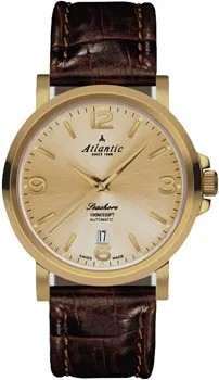 Швейцарские наручные  мужские часы Atlantic 72760.45.35. Коллекция Seashore