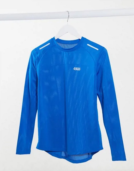 Лонгслив для бега ASOS 4505-Синий