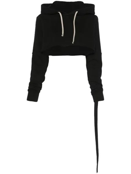 Rick Owens DRKSHDW укороченное худи, черный