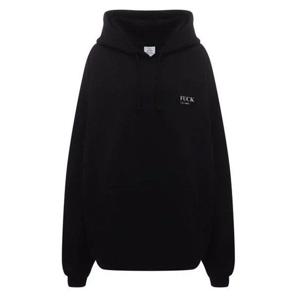 Хлопковое худи VETEMENTS