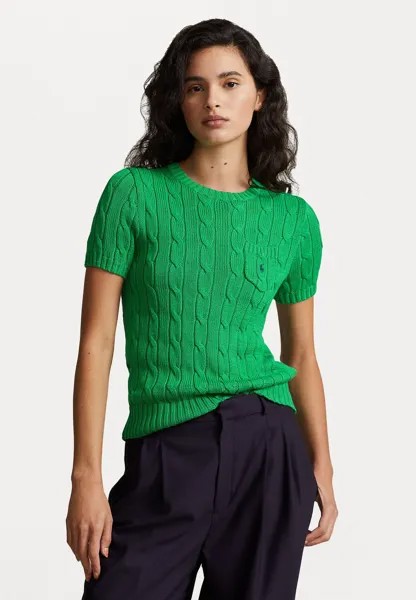 Базовая футболка Tee Short Sleeve Polo Ralph Lauren, цвет preppy green