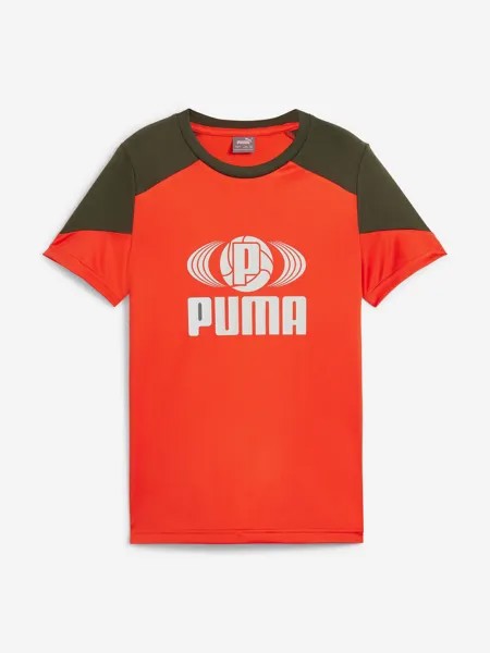 Футболка для мальчиков PUMA Active Sports, Оранжевый