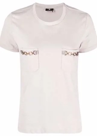 Elisabetta Franchi футболка с логотипом