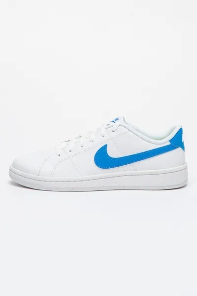 Туфли Court Royale 2 из экокожи с логотипом, Белый, Синий Nike, белый