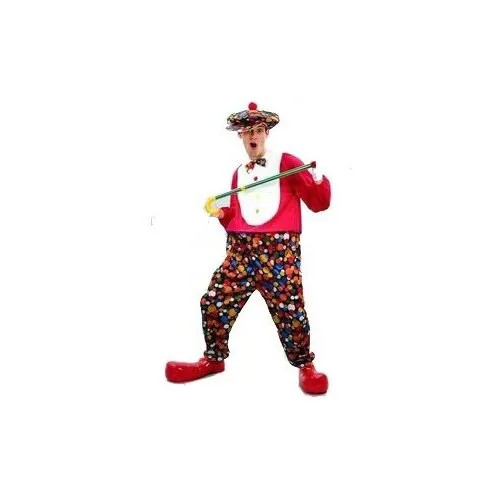 Карнавальные костюмы и аксессуары для праздника Клоун шапито скоморох мужской S1179 ChiMagNa 3XL (54-56 р. р)