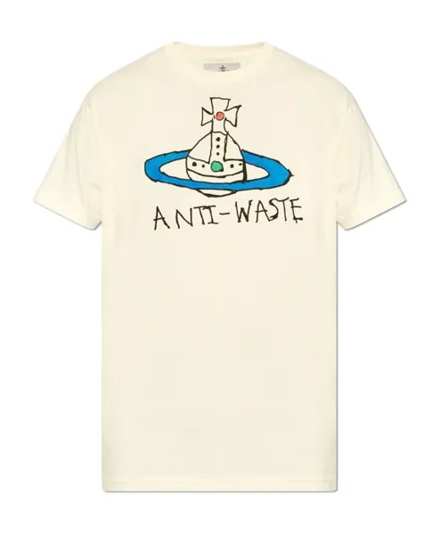 Футболка с логотипом Vivienne Westwood, бежевый