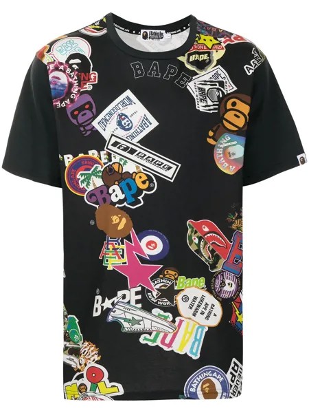 A BATHING APE® футболка с логотипом