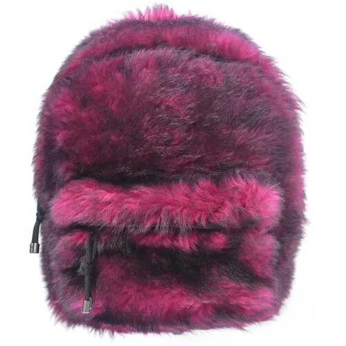 VETEMENTS Черно-розовый меховой рюказак One Size