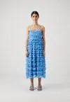 Коктейльное платье / Вечернее платье YASESTI STRAP MIDI DRESS YAS, светло-синий