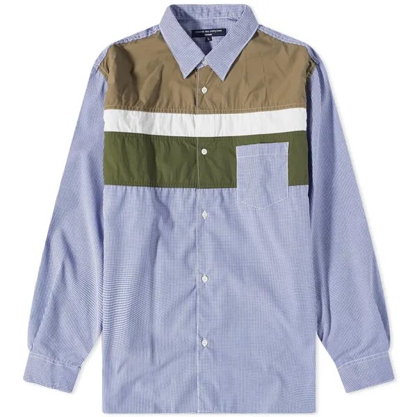 Рубашка Comme des Garçons Homme Striped Panel Shirt