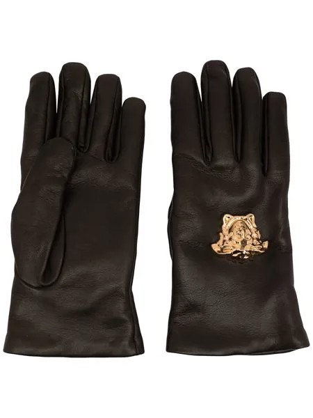 Versace перчатки с декором La Medusa