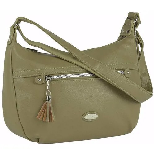 Сумка кросс-боди женская David Jones 6739-2DD-OLIVE-GREEN, оливковая