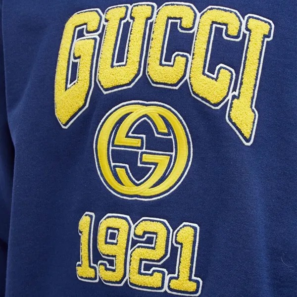 Gucci Толстовка с логотипом College, синий