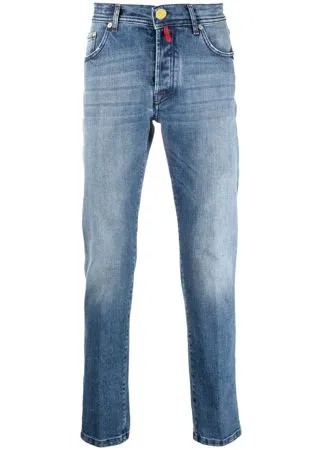 Kiton джинсы с эффектом потертости