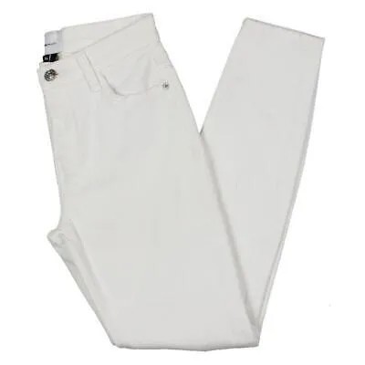 Current/Elliott Женские белые джинсы до щиколотки с высокой талией на шпильке 24 BHFO 8342