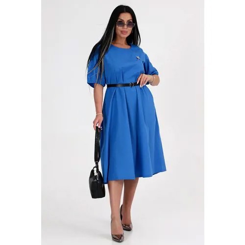 Платье Натали, размер 50, синий
