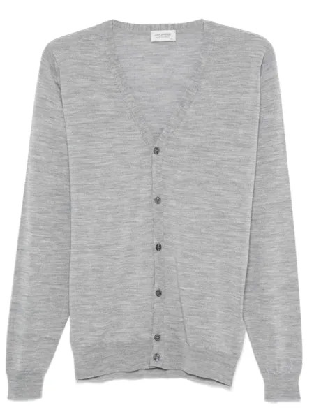 John Smedley кардиган Petworth, серый