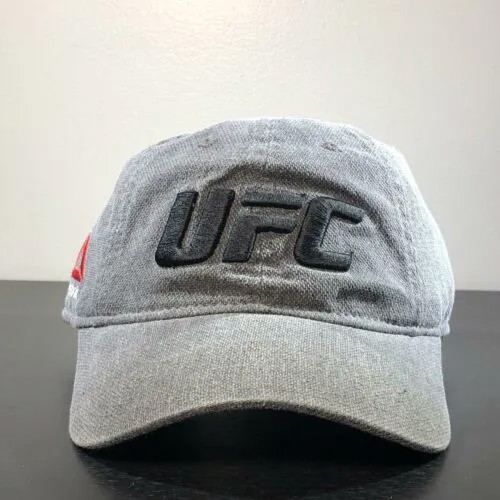 Мужская кепка с регулируемым напуском Reebok UFC - серая | Черный
