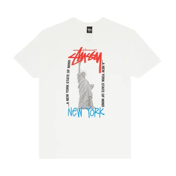 Футболка Stussy A New York State of Mind 'White', белый