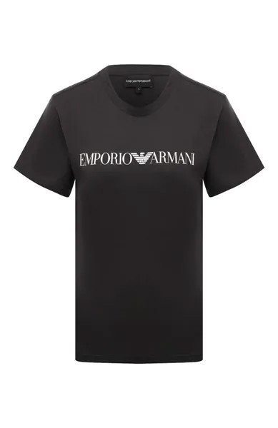 Хлопковая футболка Emporio Armani