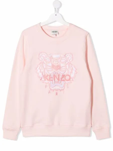 Kenzo Kids толстовка с вышивкой