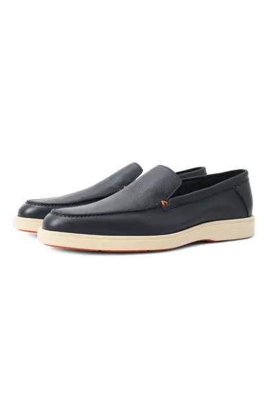 Кожаные лоферы Santoni
