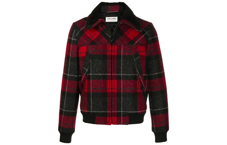 Куртка мужская красная Saint Laurent, красный