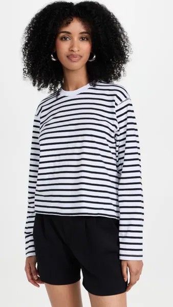 Футболка ATM Anthony Thomas Melillo Long Sleeve Stripe Boy, черный