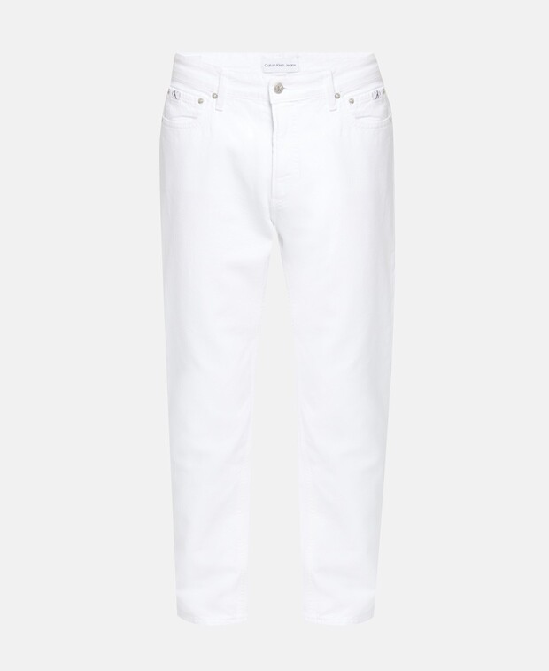 Джинсы узкого кроя Calvin Klein Jeans, белый
