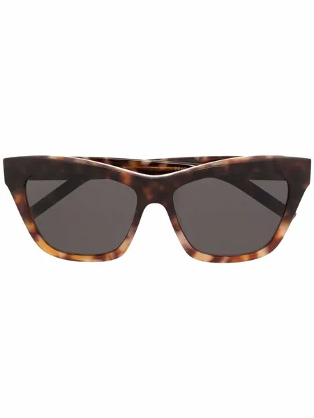 Saint Laurent Eyewear солнцезащитные очки в оправе 'кошачий глаз'