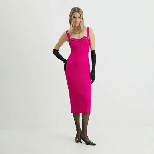 Платье Versace Jeans Couture, размер 42, фуксия