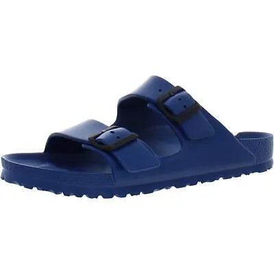 Женские синие повседневные шлепанцы Birkenstock 41 Medium (B,M) BHFO 4644