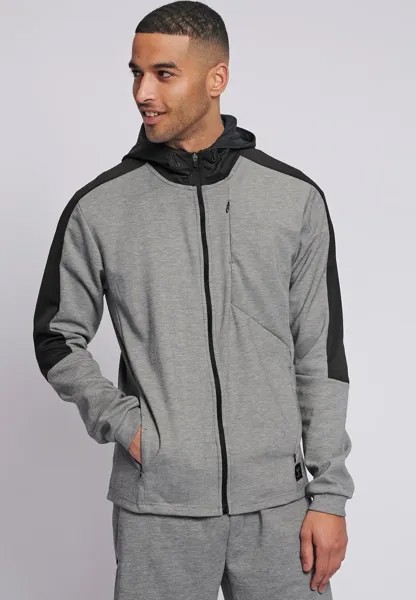 Спортивная куртка Hummel, серый меланж