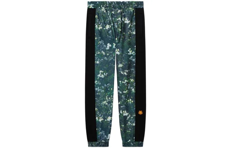KENZO Мужские трикотажные спортивные штаны, цвет Black