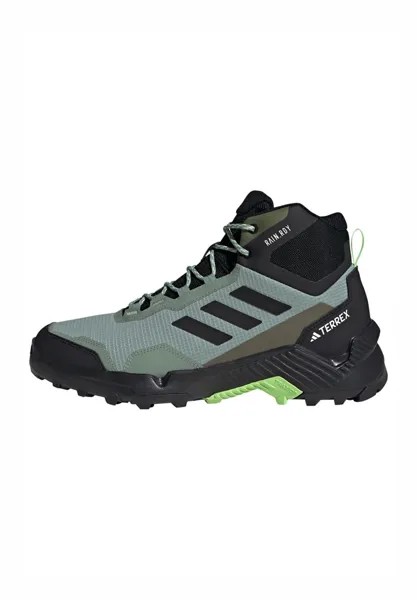 Кроссовки для походов Terrex Eastrail 2.0 Mid Rain.Rdy Adidas, цвет silver green core black green spark