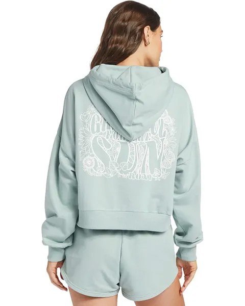 Толстовка Roxy Onshore Hooded Sweatshirt, цвет Blue Surf