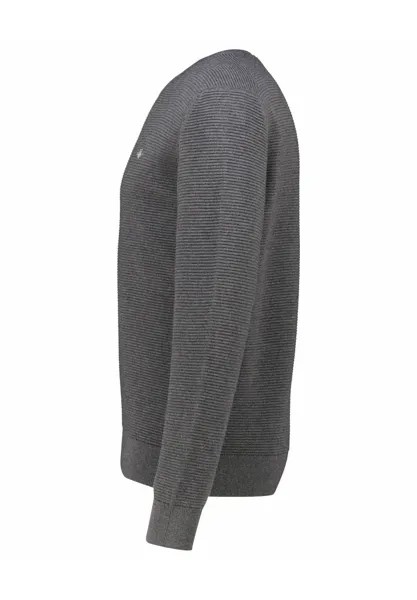 Вязаный свитер Textured C-Neck GANT, антрацит