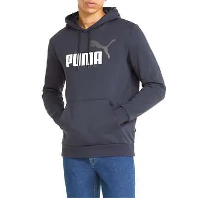 Puma Ess+ 2 Col Logo Пуловер с капюшоном Мужская размер XXS Повседневная верхняя одежда 846849-43