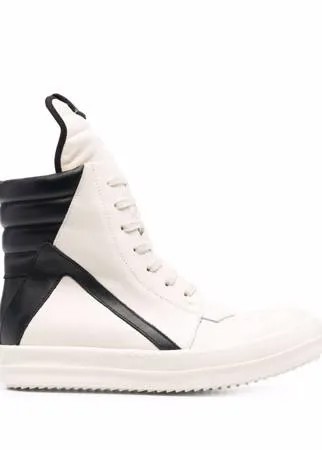 Rick Owens кеды Geobasket в стиле колор-блок
