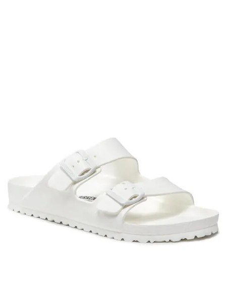 Шлепанцы Arizona 0129441 Birkenstock белый 46 EU