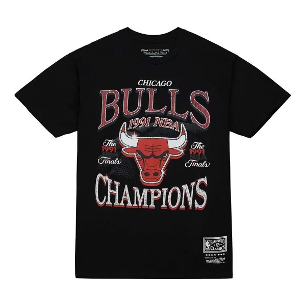 Футболка NBA CHICAGO BULLS CHAMPIONS ERA T-SHIRT Mitchell And Ness, цвет Schwarz